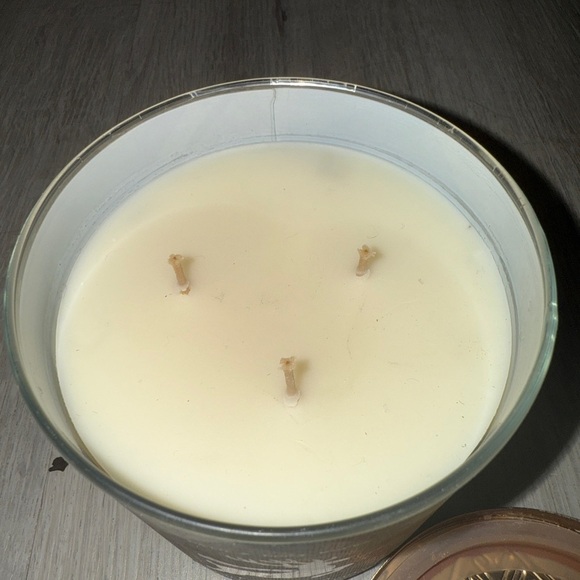 Bath & Body Works Winter Candy Apple Gray Plaid Candle with Reindeer Design - Picture 5 of 5